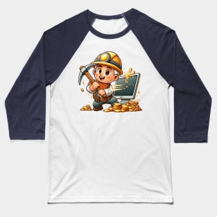 Crypto Miner Baseball T-Shirt